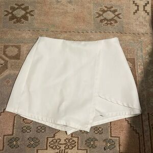 White Skort